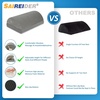 image:imageSAIREIDER Foot Rest for Under Desk at WorkSupport Feet Vibration Massage to Relax MusclesAdjustable Memory Foam Footrest Foot Rest for Office Chair Gaming Chair Home Sofa Grey