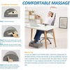 image:imageSAIREIDER Foot Rest for Under Desk at WorkSupport Feet Vibration Massage to Relax MusclesAdjustable Memory Foam Footrest Foot Rest for Office Chair Gaming Chair Home Sofa Grey