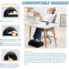 image:imageSAIREIDER Foot RestVibration Massage Adjustable Memory Foam Footrest for Muscles Relaxing and Pain ReliefFoot Rest for Gaming Computer Desk Car HomeBlack