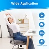 image:imageSAIREIDER Lumbar Support Pillow and Office Chair Cushion Memory Foam Car Seat Cushions Back Support Pillows Reduce Pressure On Tailbone and Sciatic Nerve Relieve Pain of Back and LumbarGreySeat Cushionlumbar Pillowgrey
