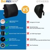 image:imageSAIREIDER Lumbar Support Pillow and Office Chair Cushion Memory Foam Car Seat Cushions Back Support Pillows Reduce Pressure On Tailbone and Sciatic Nerve Relieve Pain of Back and LumbarGreyLumbar Pillowblack