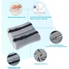 image:imageSAIREIDER Lumbar Support Pillow and Office Chair Cushion Memory Foam Car Seat Cushions Back Support Pillows Reduce Pressure On Tailbone and Sciatic Nerve Relieve Pain of Back and LumbarGreySeat Cushionlumbar Pillowgrey