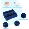 image:imageSAIREIDER Lumbar Support Pillow and Office Chair Cushion Memory Foam Car Seat Cushions Back Support Pillows Reduce Pressure On Tailbone and Sciatic Nerve Relieve Pain of Back and LumbarGreyLumbar Pillownavy