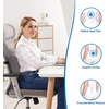 image:imageSAIREIDER Lumbar Support Pillow and Office Chair Cushion Memory Foam Car Seat Cushions Back Support Pillows Reduce Pressure On Tailbone and Sciatic Nerve Relieve Pain of Back and LumbarGreyLumbar Pillowgrey