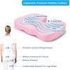 image:imageSAIREIDER Office Chair Cushion Car Seat Cushion Memory Foam Coccyx Cushion Pads for Tailbone Pain Sciatica Relief Pillow Correct Sitting Posture BlackChair Cushionpink