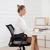 image:imageSAIREIDER Office Chair Cushion Car Seat Cushion Memory Foam Coccyx Cushion Pads for Tailbone Pain Sciatica Relief Pillow Correct Sitting Posture BlackChair Cushiongrey