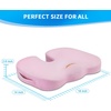 image:imageSAIREIDER Office Chair Cushion Car Seat Cushion Memory Foam Coccyx Cushion Pads for Tailbone Pain Sciatica Relief Pillow Correct Sitting Posture BlackChair Cushionpink