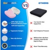 image:imageSAIREIDER Office Chair Cushion Car Seat Cushion Memory Foam Coccyx Cushion Pads for Tailbone Pain Sciatica Relief Pillow Correct Sitting Posture BlackChair Cushionpink
