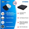 image:imageSAIREIDER Office Chair Cushion Car Seat Cushion Memory Foam Coccyx Cushion Pads for Tailbone Pain Sciatica Relief Pillow Correct Sitting Posture BlackChair Cushionblack