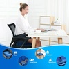 image:imageSAIREIDER Office Chair Cushion Car Seat Cushion Memory Foam Coccyx Cushion Pads for Tailbone Pain Sciatica Relief Pillow Correct Sitting Posture BlackChair Cushionnavy