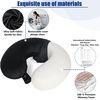 image:imageSAIREIDER Travel Pillow 100 Memory Foam Airplanes Neck Pillows Prevent The Heads from Falling Forward Travel Neck Pillows with Sleep Mask and Earplugs Navy BlueBlacktravel Kit