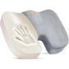 image:imageSAIREIDER Office Chair Cushion Car Seat Cushion Memory Foam Coccyx Cushion Pads for Tailbone Pain Sciatica Relief Pillow Correct Sitting Posture BlackChair Cushiongrey