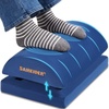 image:imageSAIREIDER Vibration Massage Desk Foot RestAdjustable Memory Foam Footrest for Work Gaming and Home Foot Stool Pillow for All Day Support Navy