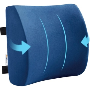 image:imageSAIREIDER Lumbar Support Pillow and Office Chair Cushion Memory Foam Car Seat Cushions Back Support Pillows Reduce Pressure On Tailbone and Sciatic Nerve Relieve Pain of Back and LumbarGreyLumbar Pillownavy