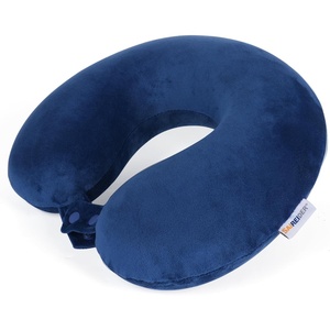 image:imageSAIREIDER Travel Pillow 100 Memory Foam Airplanes Neck Pillows Prevent The Heads from Falling Forward Travel Neck Pillows with Sleep Mask and Earplugs Navy BlueNavy Blue