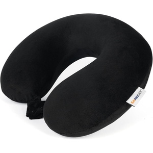 image:imageSAIREIDER Travel Pillow 100 Memory Foam Airplanes Neck Pillows Prevent The Heads from Falling Forward Travel Neck Pillows with Sleep Mask and Earplugs Navy BlueBlack